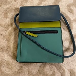 Multicolored Travel Purse Crossbody